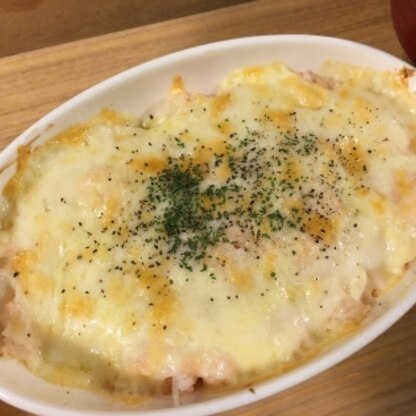 まな板も使わず簡単にできたのに、お店で食べるような味で、とっても美味しかったです(﹡ˆᴗˆ﹡)ありがとうございました！